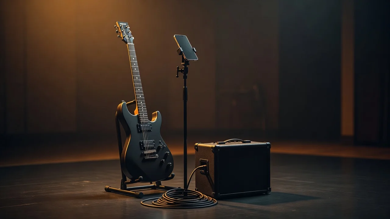 A Phone Guitar Rig on Stage: A Live Setup That Survives the Gig